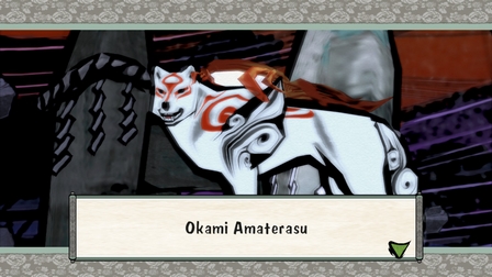 Okami Amaterasu, le personnage que vous incarnez dans Ōkami HD