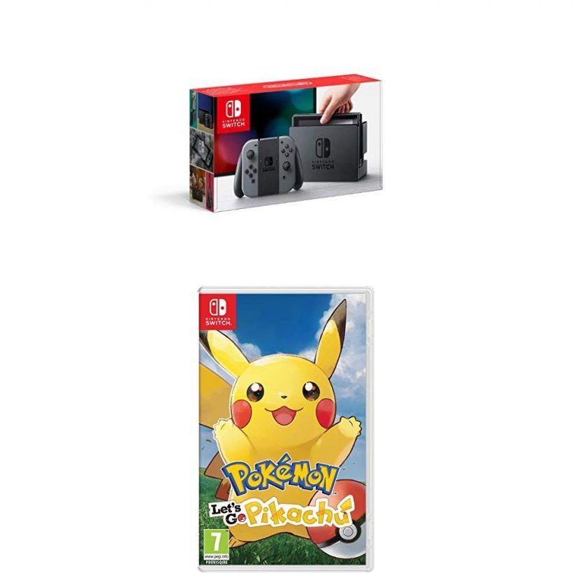 Pack Console Nintendo Switch Joy Con Gris Pokemon Let S Go Pikachu Ou Evoli A 284 39 Sur Amazon Nintend Alerts