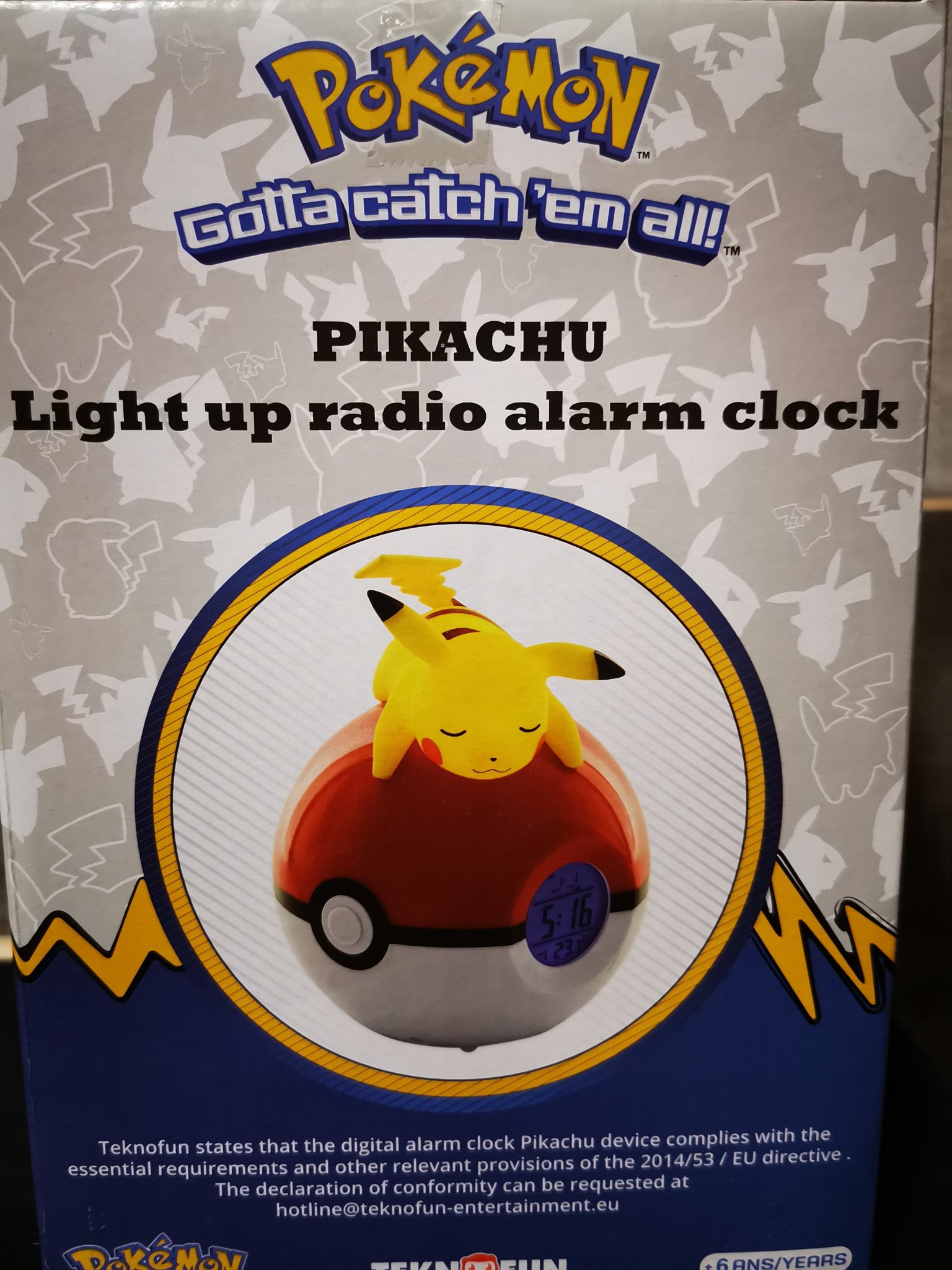 Acheter Pokemon - Horloge Alarme FM Led Pikachu - Accessoires de