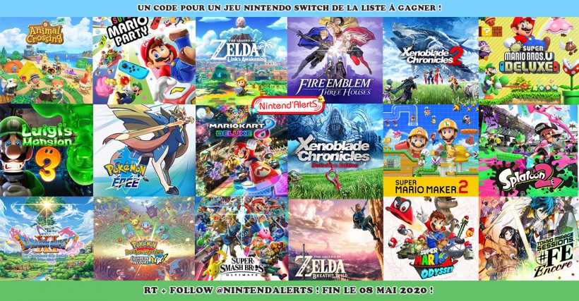 Concours : Un code pour un jeu Nintendo Switch de la liste à gagner ! - Nintend'Alerts