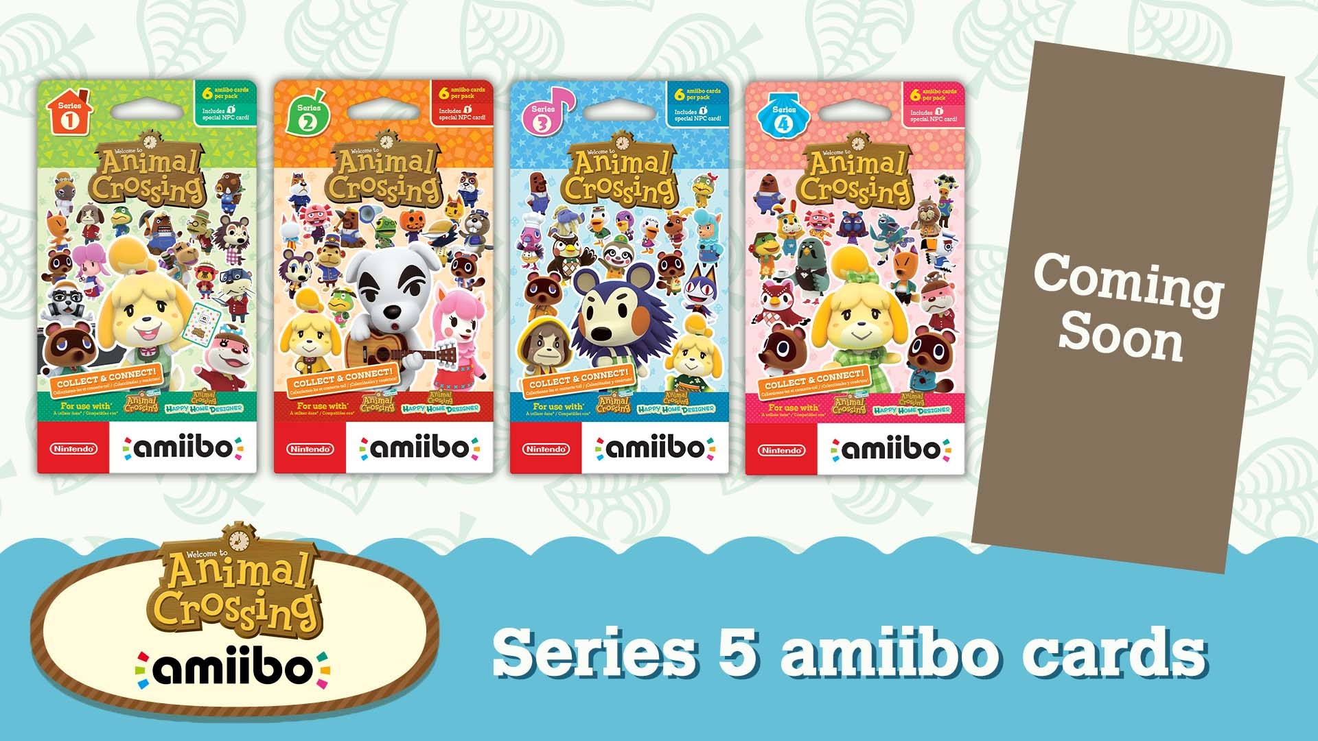 Cartes amiibo Animal Crossing – série 5 à 3,24€